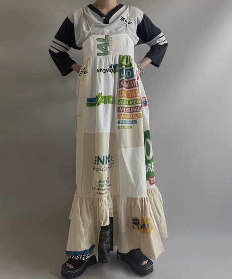【RE;CIRCLE】RE Eco-Friendly Bag Camisole Long One-piece / 230727-009