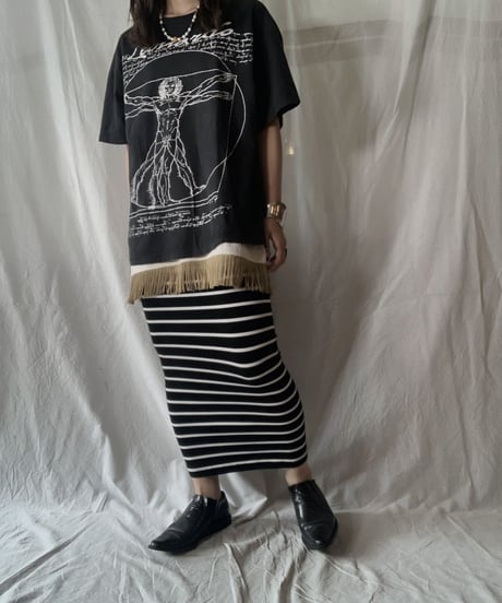 【USED】 S/S T-shirt Leonardo da Vinci/210617-004