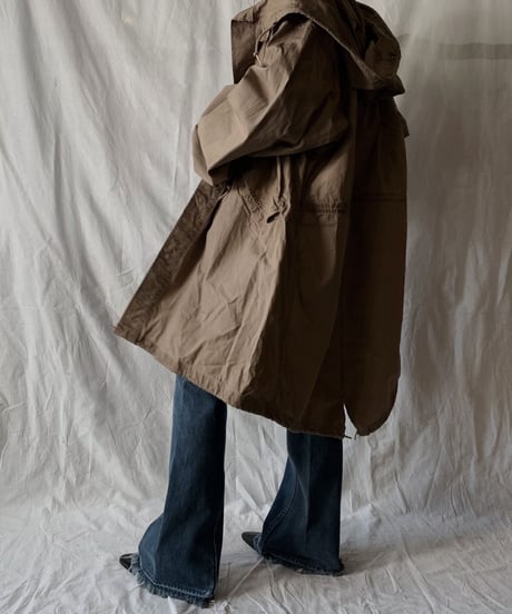 【MEND】 Dyed Beige US Snow Hoodie / 201125-033