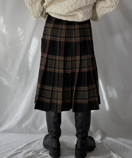 【USED】 Kilt Skirt/220102-025