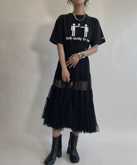 【USED】 Campion Short Sleeved T-shirt "Talk nerdy to me" /220716-037