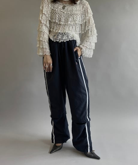 【USED】 Lace Patterned L/S Top  /240608-032