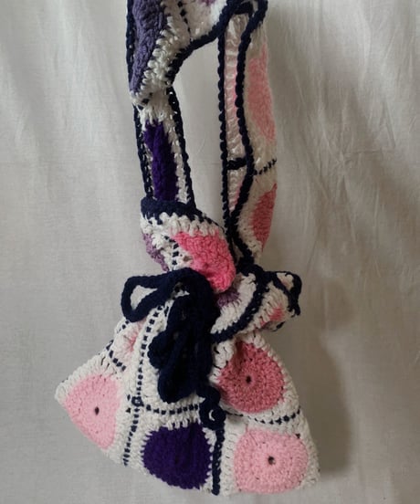 【RE;CIRCLE】 Granny Knit Bag②/210404-013