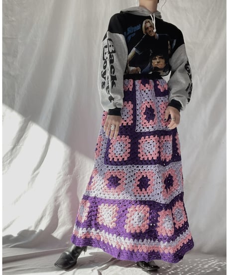 【RE;CIRCLE】 RE Granny Long Skirt⑤/211216-044