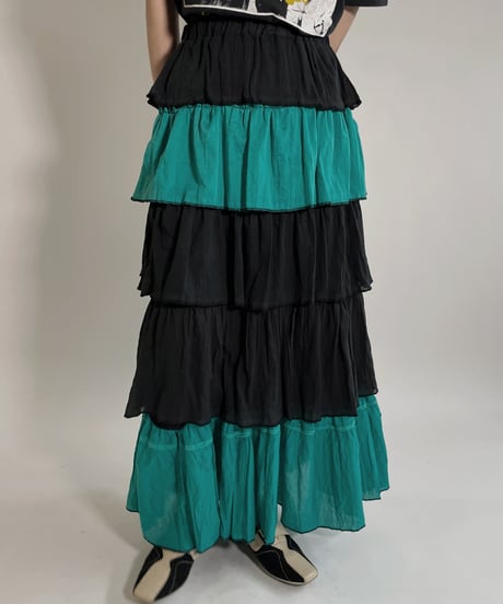 【RE;CIRCLE】 RE Indian Cotton Skirt / 220503-020