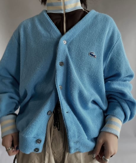 【USED】 IZOD Lacoste Acrylic Knit Cardigan / 230128-025