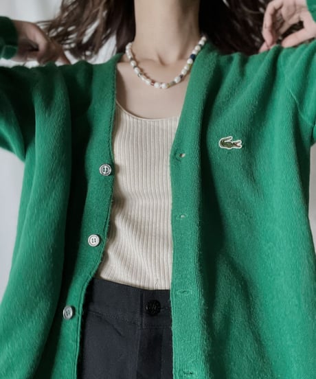 【USED】   LACOSTE Knit Cardigan 12/211126-020