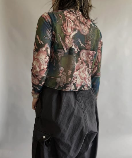 【USED】 L/S Power Net Top / 230527-026