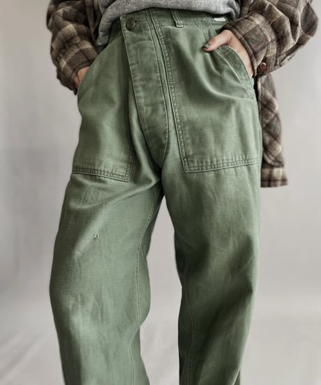 【USED】 Army Pants Khaki / 221210-001