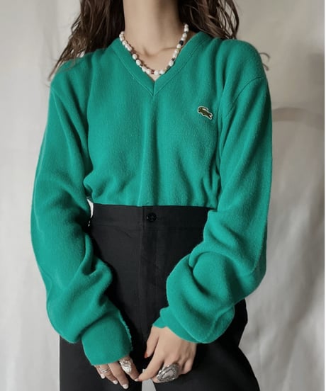 【USED】   LACOSTE Knit Top⑧/211126-024