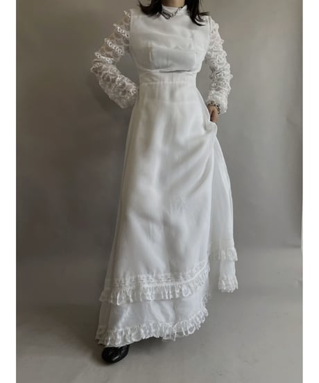 【USED】 L/S Lace Sleeve  One-piece / 230520-011