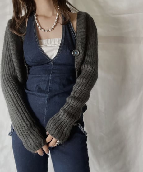 【USED】  Denim N/S All in One/211014-031