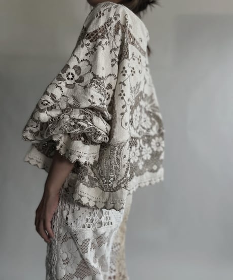 【RE;CIRCLE】 RE Crochet Top / 220623-013