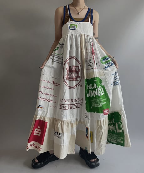 【RE;CIRCLE】RE Eco-Friendly Bag Camisole Long One-piece / 230727-025