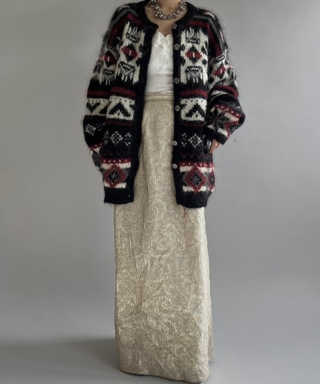 【USED】 Woolrich Mohair Knit Cardigan /241228-006