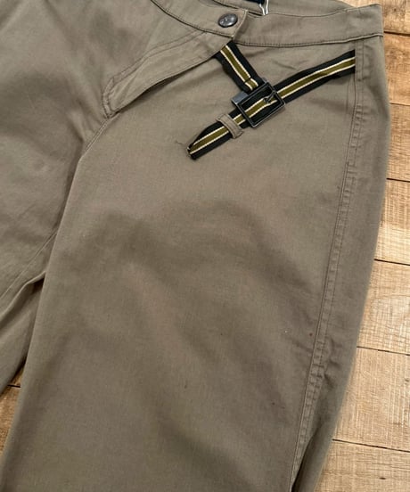 【USED】  Cop.Copine Belt Design Flare Pants / 251014-037