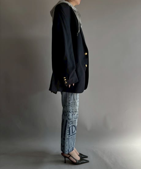 【USED】 W&LT 97AW Graffiti Denim Pants / 251108-020