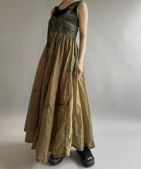 【RE;CIRCLE】 RE Army Parachute 2Way One-Piece / 240822-002