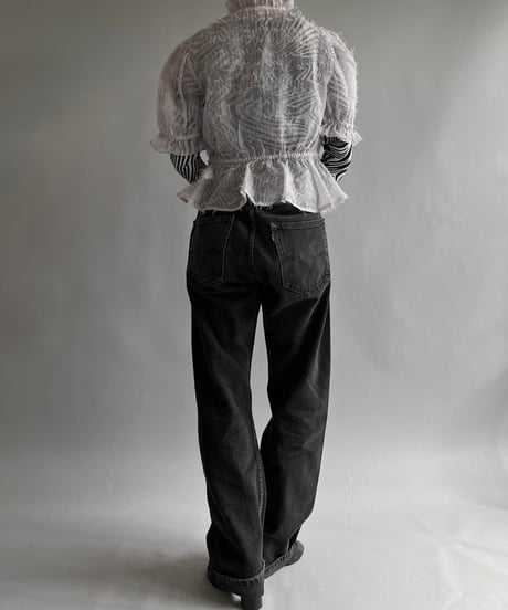【USED】 Levi's 505 Black Denim Pants/ 240928-015