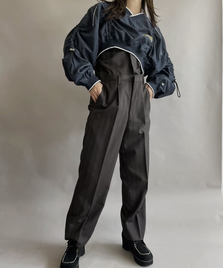 【RE;CIRCLE】 RE Nylon Drawcord Pullover Navy / 230406-014