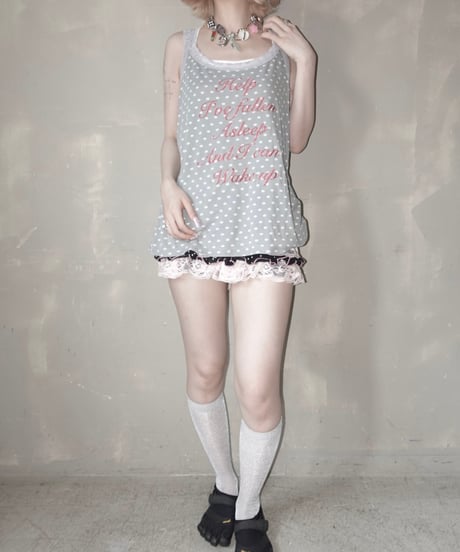 【RE;CIRCLE】 Re Embroidered Camisole Top  /  250724-007