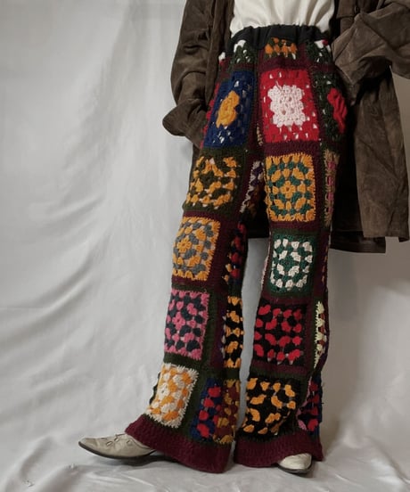 【RE;CIRCLE】 RE Granny Knit Pants/210917-002