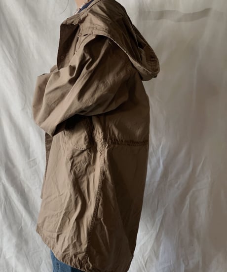 【MEND】 Dyed Beige US Snow Hoodie / 201125-033