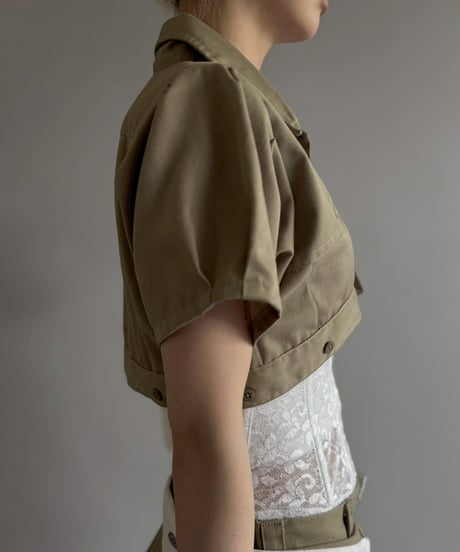 【Chinatsu Aoyama】 RE Makers Shirt Khaki / 260702-003