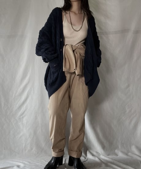 【USED】　Cable Knit Cardigan①/ 220120-047