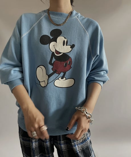 【USED】 Disney Mickey Sweat Top Top/ 231014-014