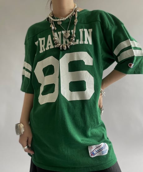 【USED】 Made in USA 80's Champion  S/S Game Shirt /240525-024