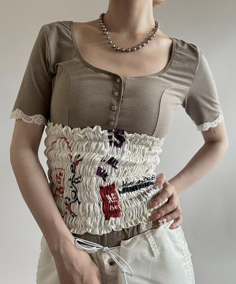 【RE;CIRCLE】 Re Eco Bag Tube Top/  250626-003