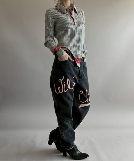 【RE;CIRCLE】 RE Rib Knit Leotard Top / 260416-010