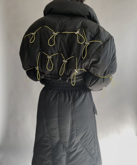【RE;CIRCLE】 RE Draw Code Short Down Jacket + Skirt / 230126-013