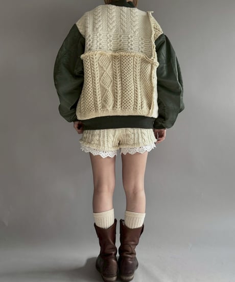 【RE;CIRCLE】 RE MA1 × Alan Knit Jacket / 251225-002