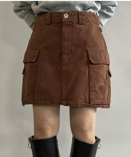 【USED】 Heaven Cargo Pocket Mini Skirt / 241109-018