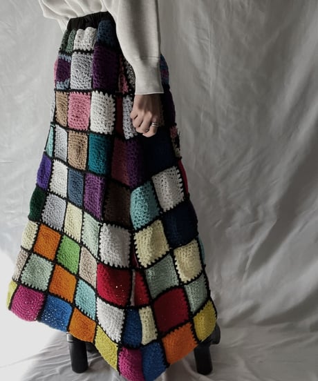 【RE;CIRCLE】 RE Granny Long Skirt①/211110-006