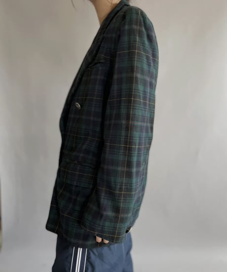 【USED】  Checked Blazer / 221119-006