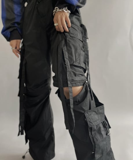 【USED】  Techino Pants Black / 221001-025