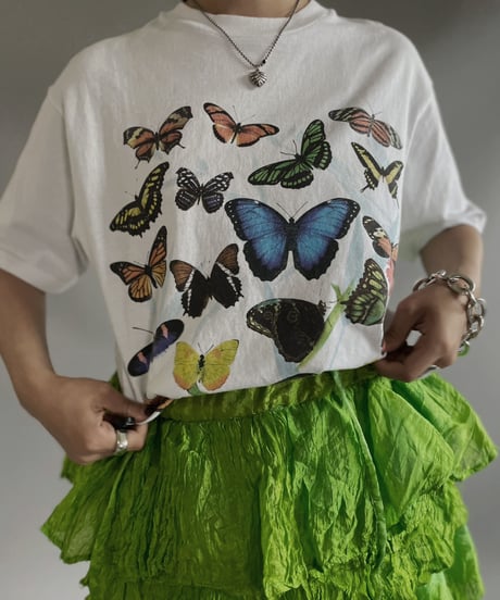 【USED】 Butterfly S/S  T-Shirt /230803-011