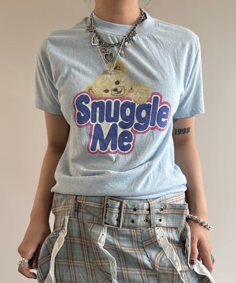 【USED】 Made in USA 80's Snuggle Me T-Shirt /250510-094