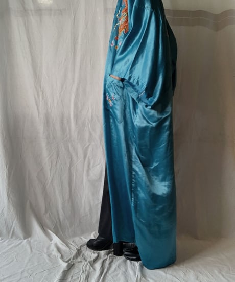 【USED】 Pure Silk Chinese Motif Gpwn/210714-041