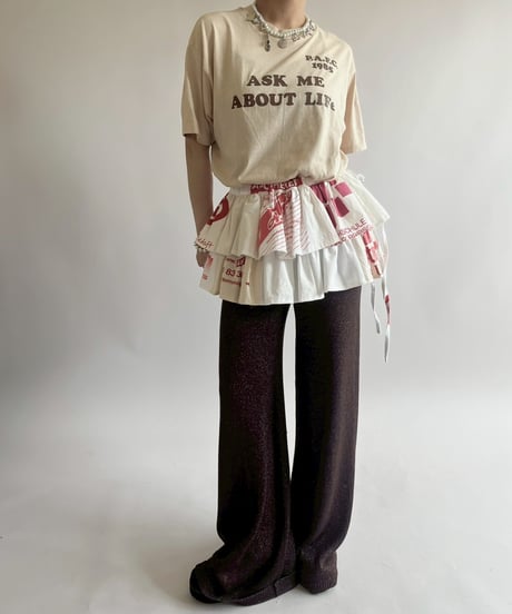 【RE;CIRCLE】 Re Eco Bag Maki Skirt /  250417-015