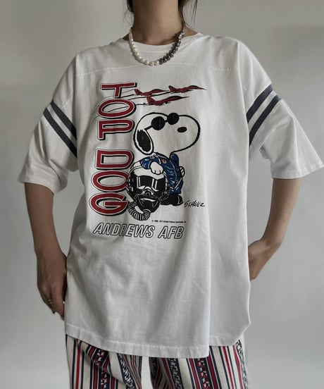 【USED】 Short Sleeved T-shirt "Top Dog" / 220625-015
