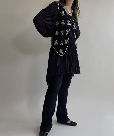 【USED】 Crochet Vest / 220430-017
