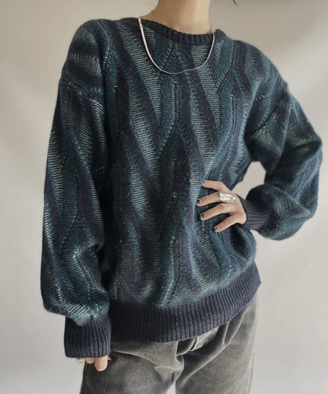【USED】 Made in Italy Knit Top 231209-014