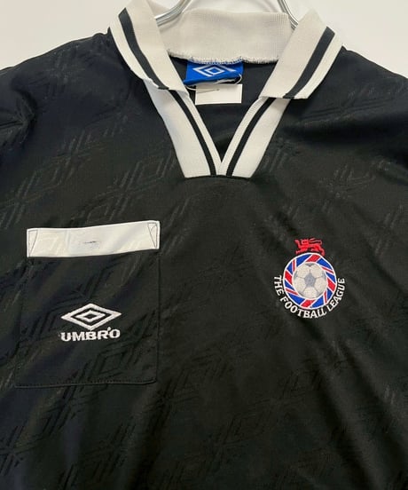 【USED】 90's Football League Referee Soccer Shirt / 250607-012