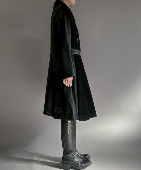 【USED】 Design Leather Coat / 260131-009