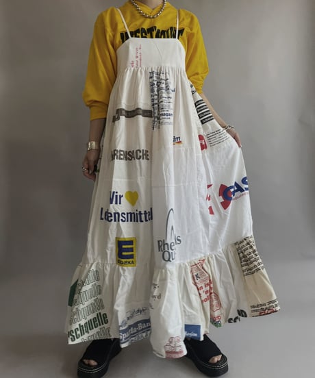 【RE;CIRCLE】RE Eco-Friendly Bag Camisole Long One-piece / 230525-016