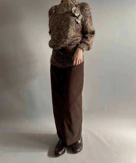 【USED】 Slit Long Skirt / 251122-012